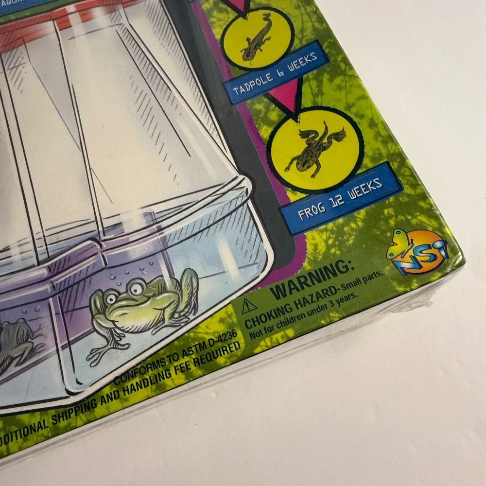 New Vintage NSI Outback Wildlife Frog  Transformation Station Habitat Kit Seal